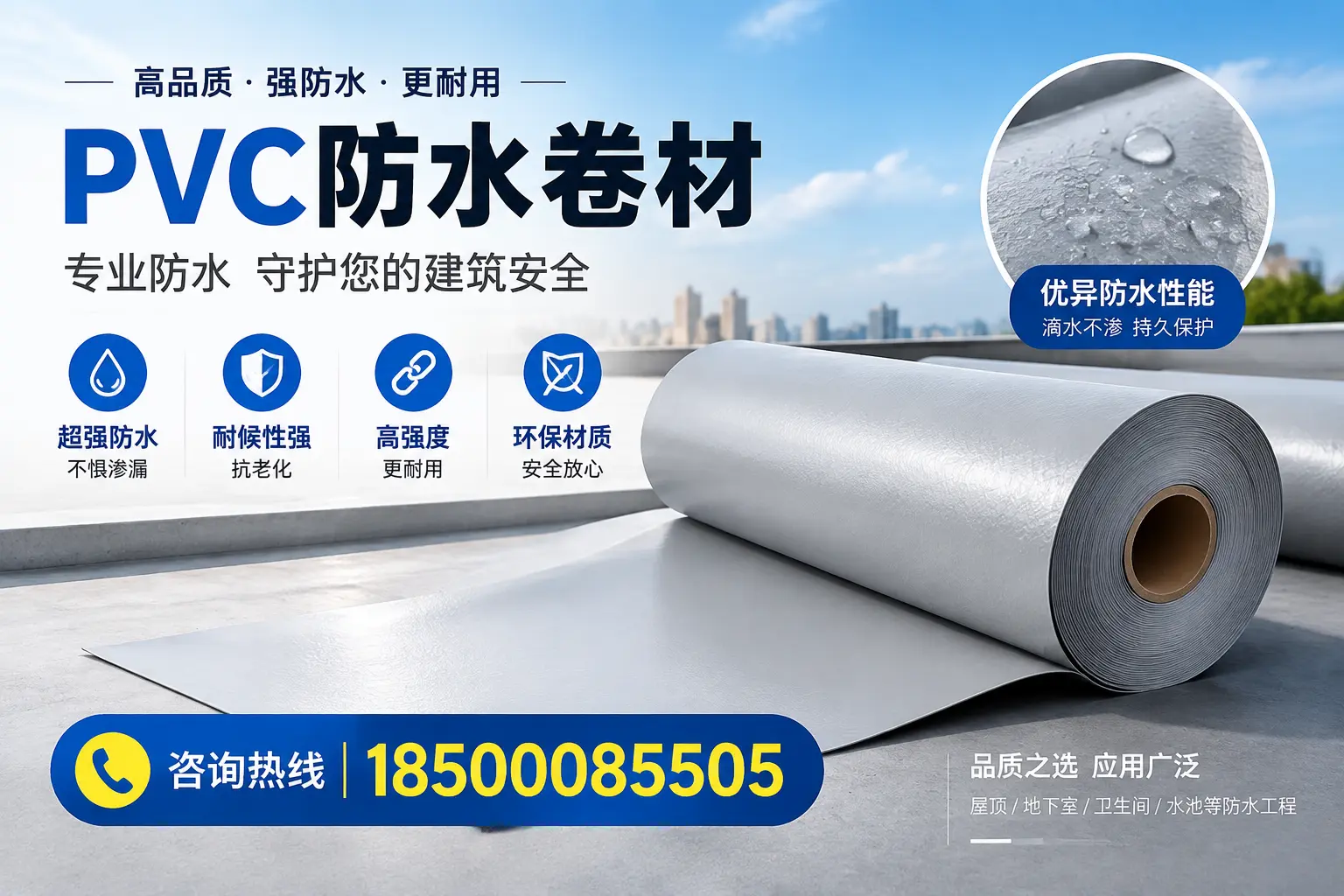 济宁地区pvc防水卷材的市场现状与发展趋势