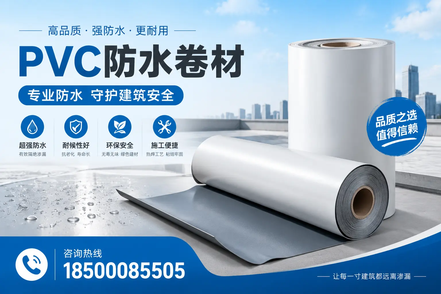 济宁地区pvc防水卷材的市场现状与发展趋势